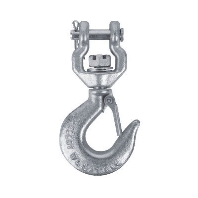 Shackeles Swivel Hooks Avèk Latch